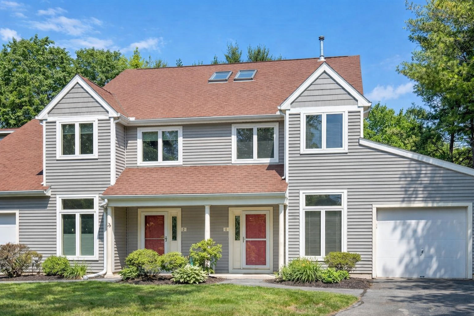 PowerBees Dryer vent cleaning in Woburn MA at Quail Run townhome.