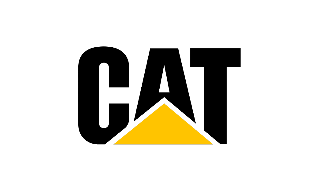 A black and yellow cat logo on a white background.