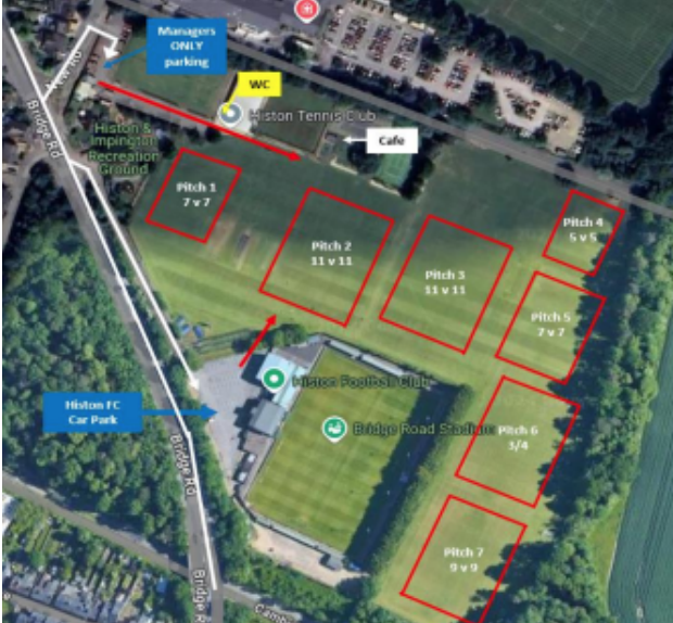 Parking at Histon and Impington Rec