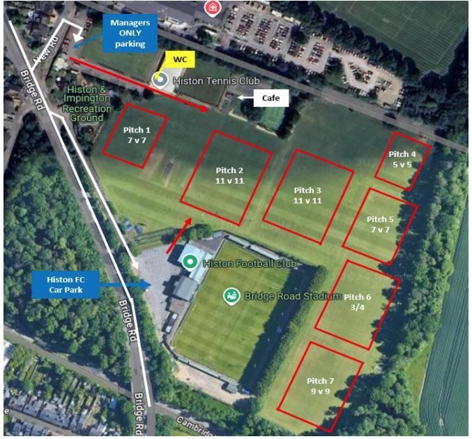 Parking at Histon and Impington Rec