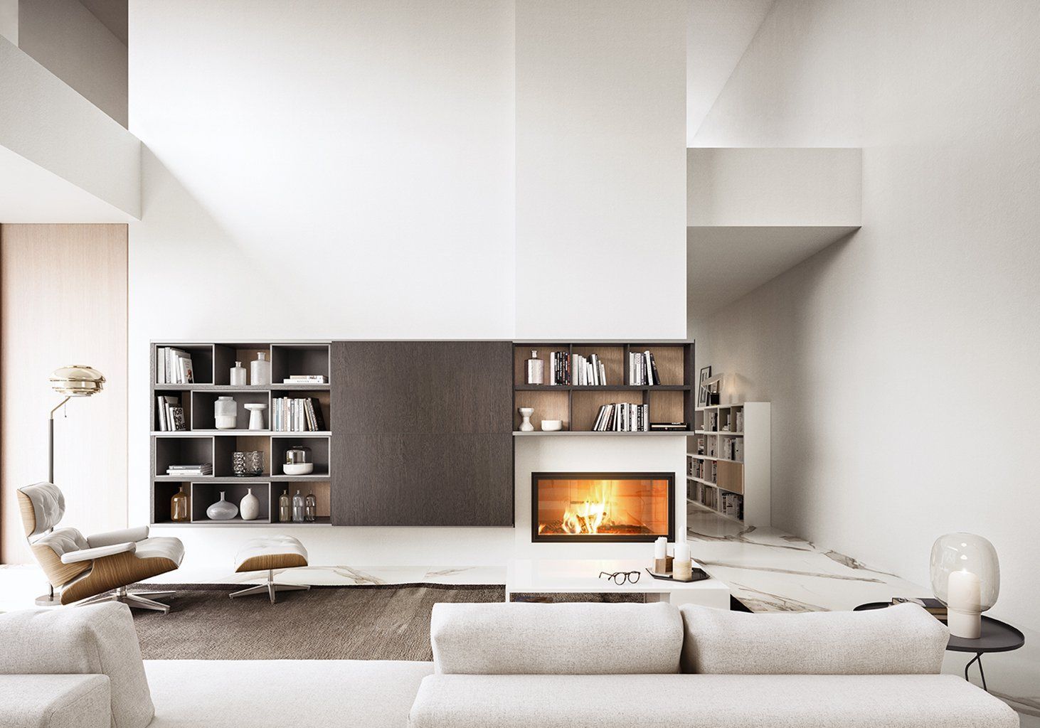 parete attrezzata moderna