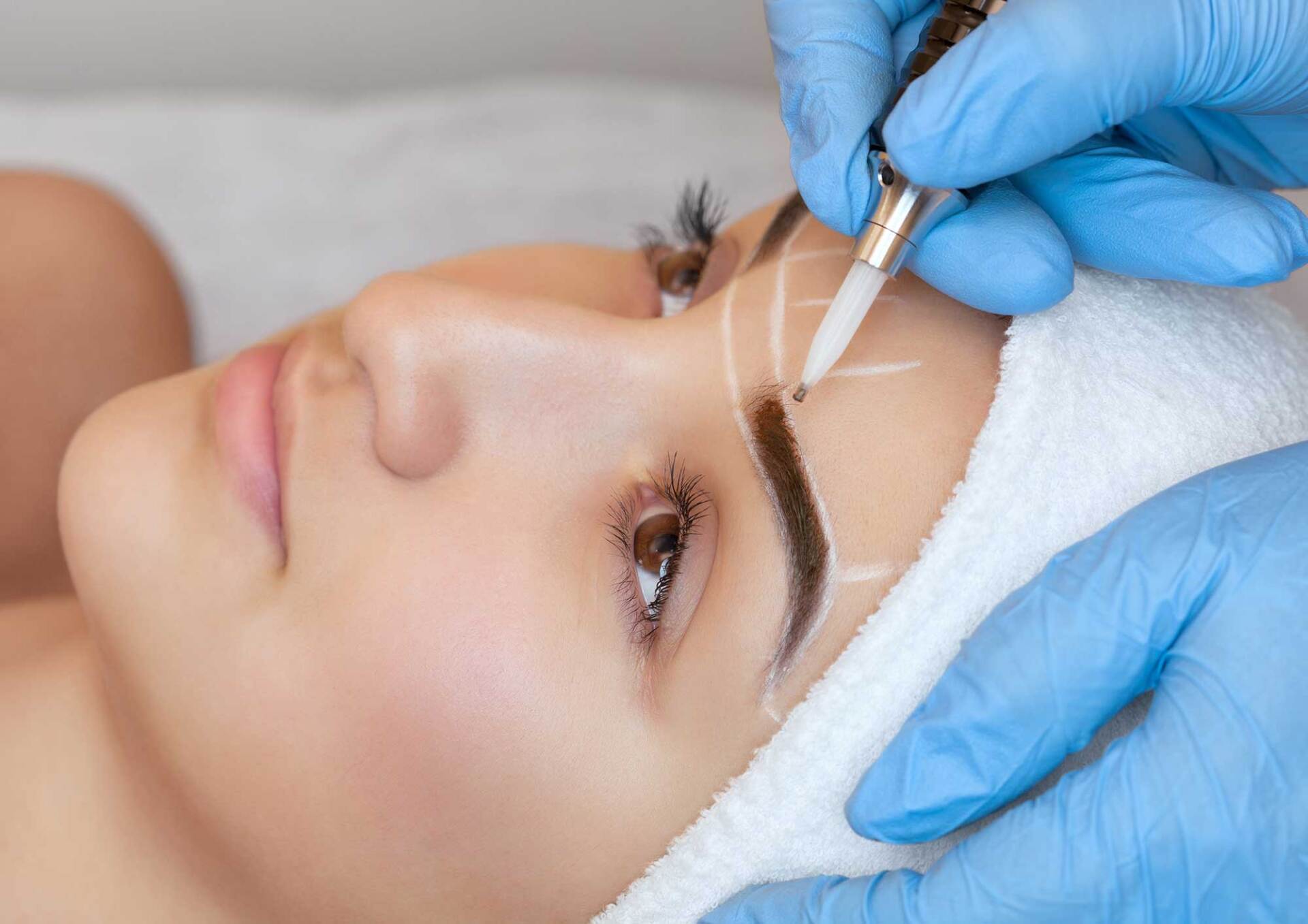 Beautiful Woman with Thick Brows — Appleton, WI — Advanced Therapeutic Touch & Kay’s 3D Brows