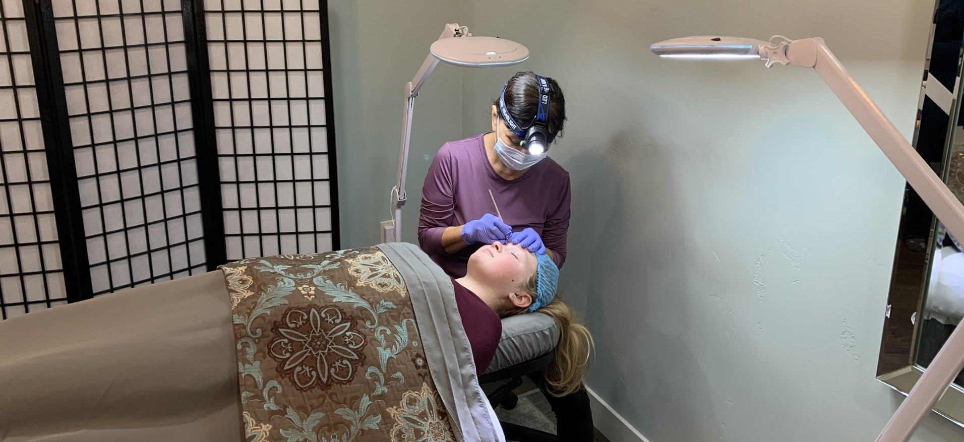 Beautician Microblading Eyebrows — Appleton, WI — Advanced Therapeutic Touch & Kay’s 3D Brows