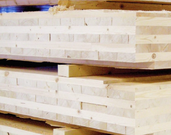 FORNITURA PANNELLI IN LEGNO X-LAM CROSS LAMINATED TIMBER CLT
