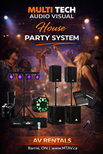 House Party Package rental by MTAV