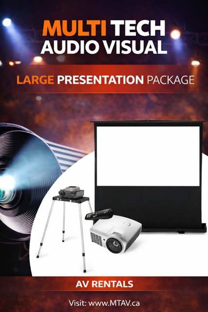projector rental package
