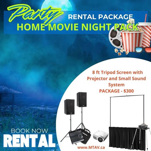 Movie Night Event Rental Package by MTAV.ca