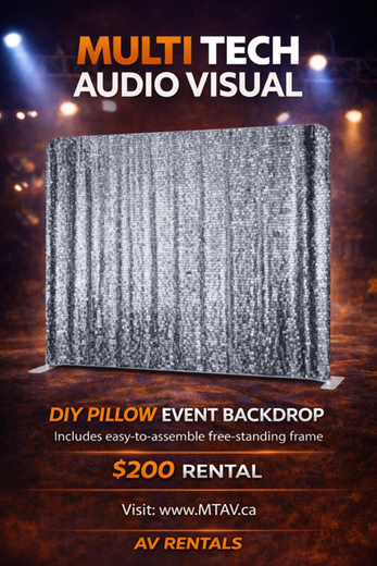 Event Backdrop Rental by MTAV