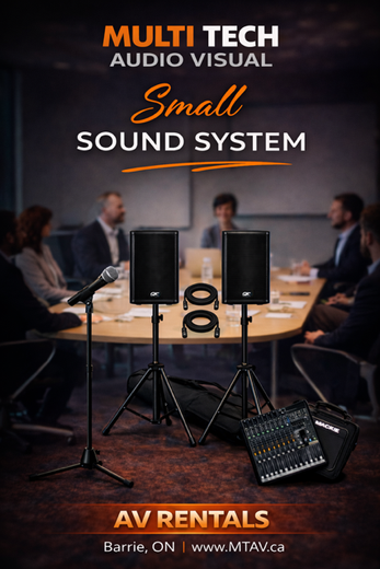Small Sound System Package Rental