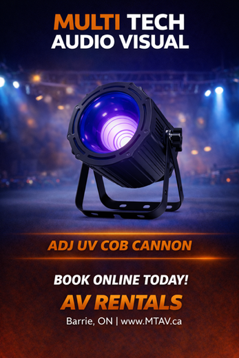 UV Cob Cannon Rental by MTAV