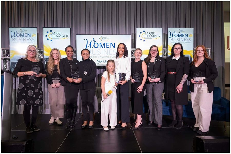 Women in Business Awards 2024 - Event Production by MTAV.ca I Hosted by Barrie Chamber of Commerce