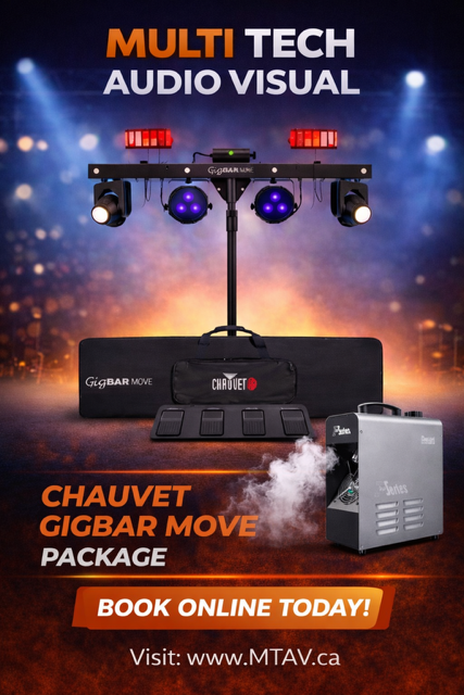 Chauvet Gig Bar Move Rental by MTAV