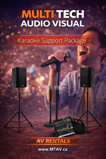 Karaoke Support Package rental by MTAV