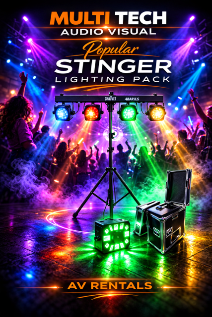 Popular Stinger Lighting Package Rental by MTAV