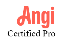 Angi Certified Pro logo: coral 