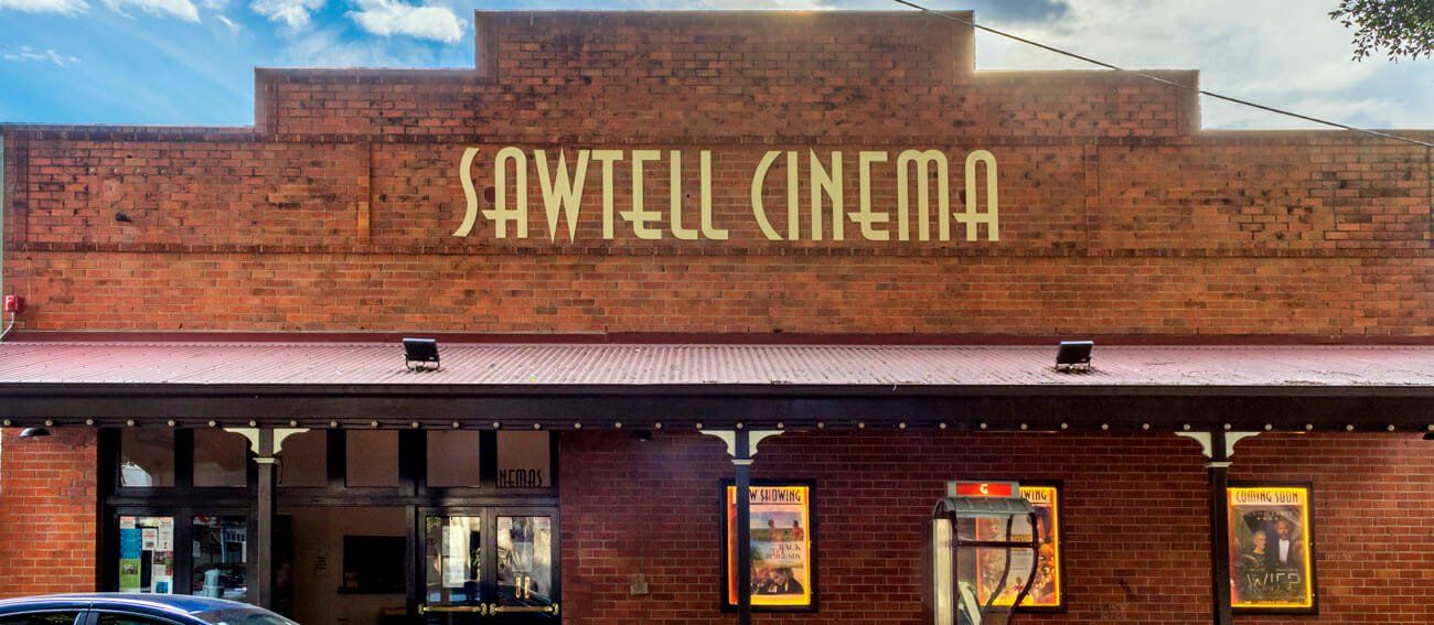 Sawtell Cinema Signage — Electricians in Coffs Harbour, NSW