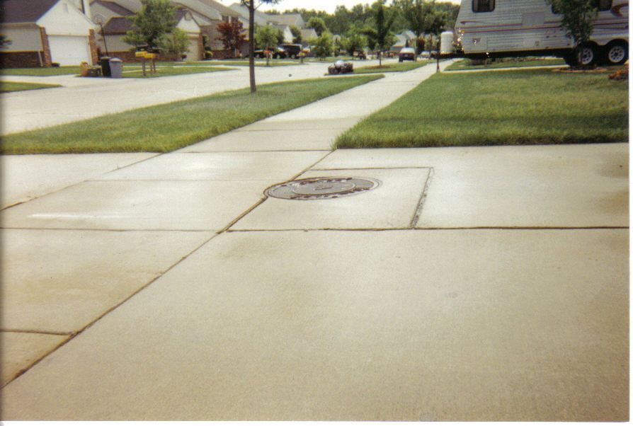 after driveway leveling