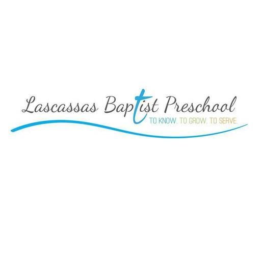 The logo for lascassas baptist preschool says to know to grow to serve.