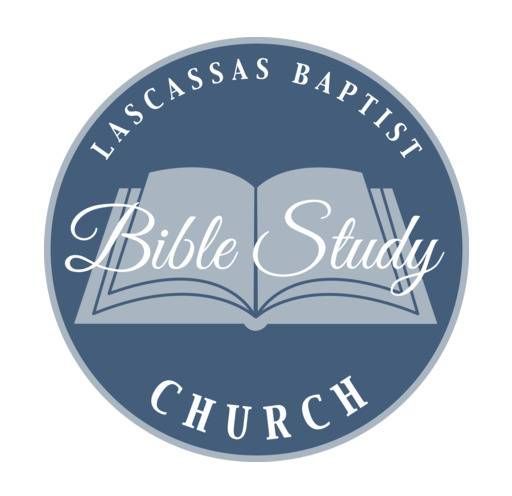 A logo for lascassas baptist bible study church