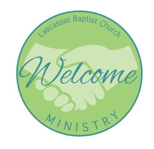 A logo for lascassas baptist church welcome ministry