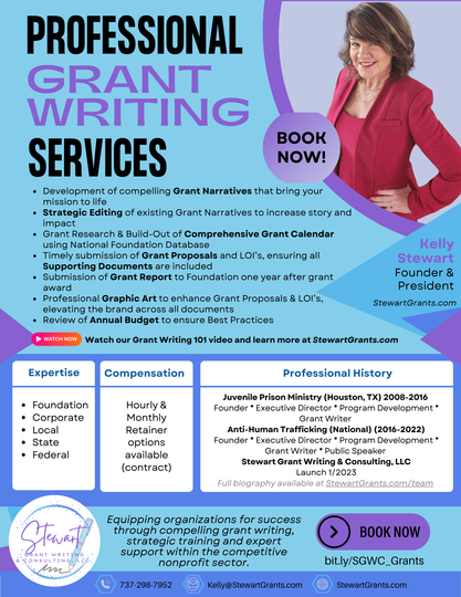 Welcome to Stewart Grant Writing &amp; Consulting, LLC Services