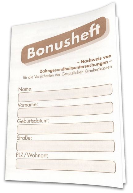 Bonusheft: Bares Geld wert bei Zahnersatz