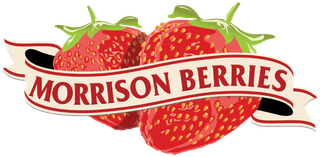 a logo for morrison berries country market in lucknow ontario