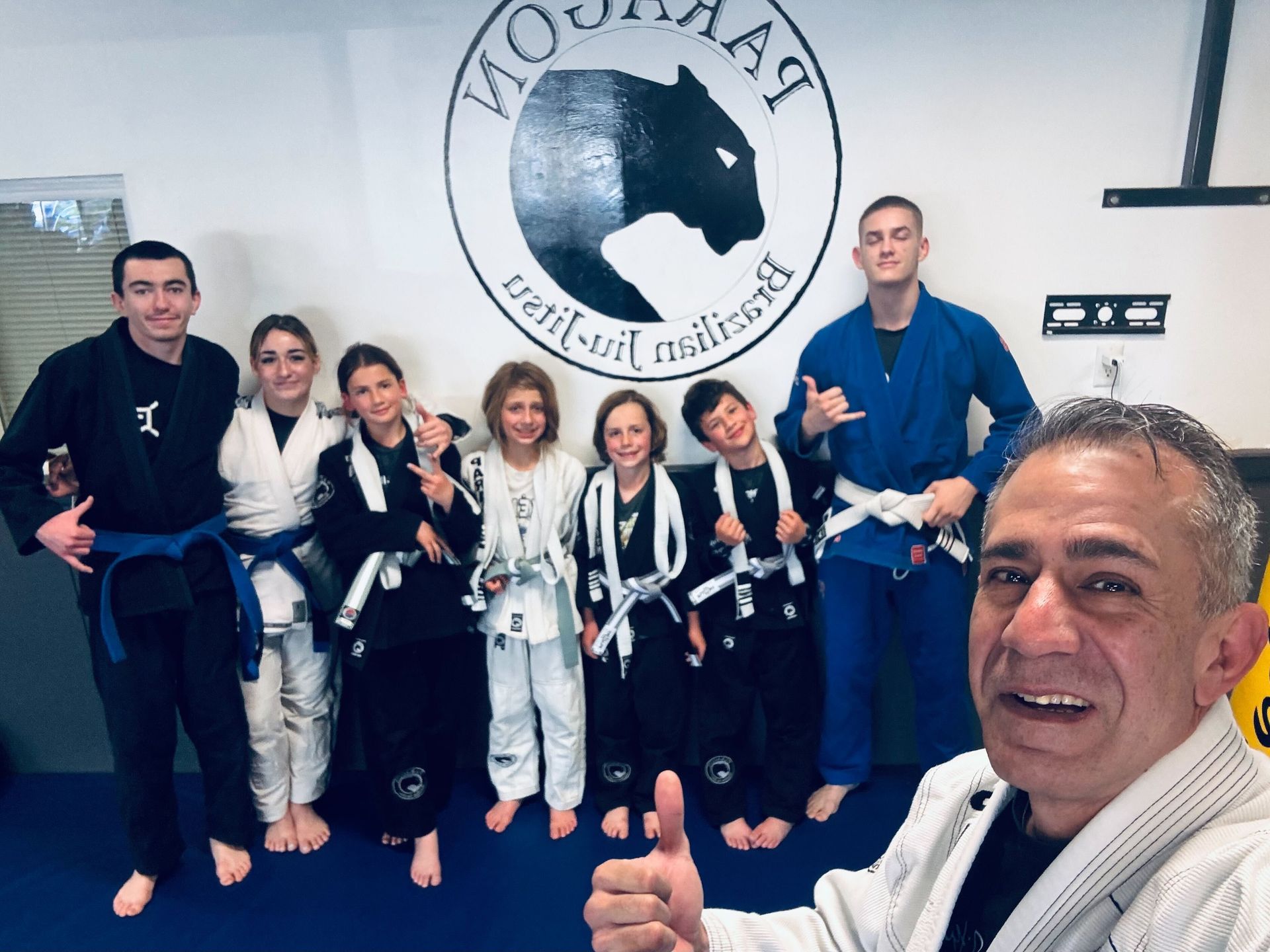 Beginners practicing positional control at Paragon Simi Valley in Simi Valley, CA.