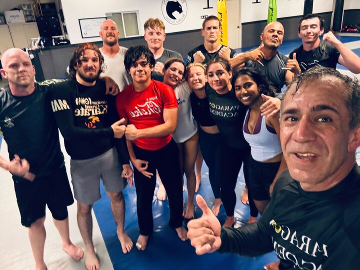 Students training brazilian jiu jitsu at Paragon Simi Valley in Simi Valley, CA, building confidence together.