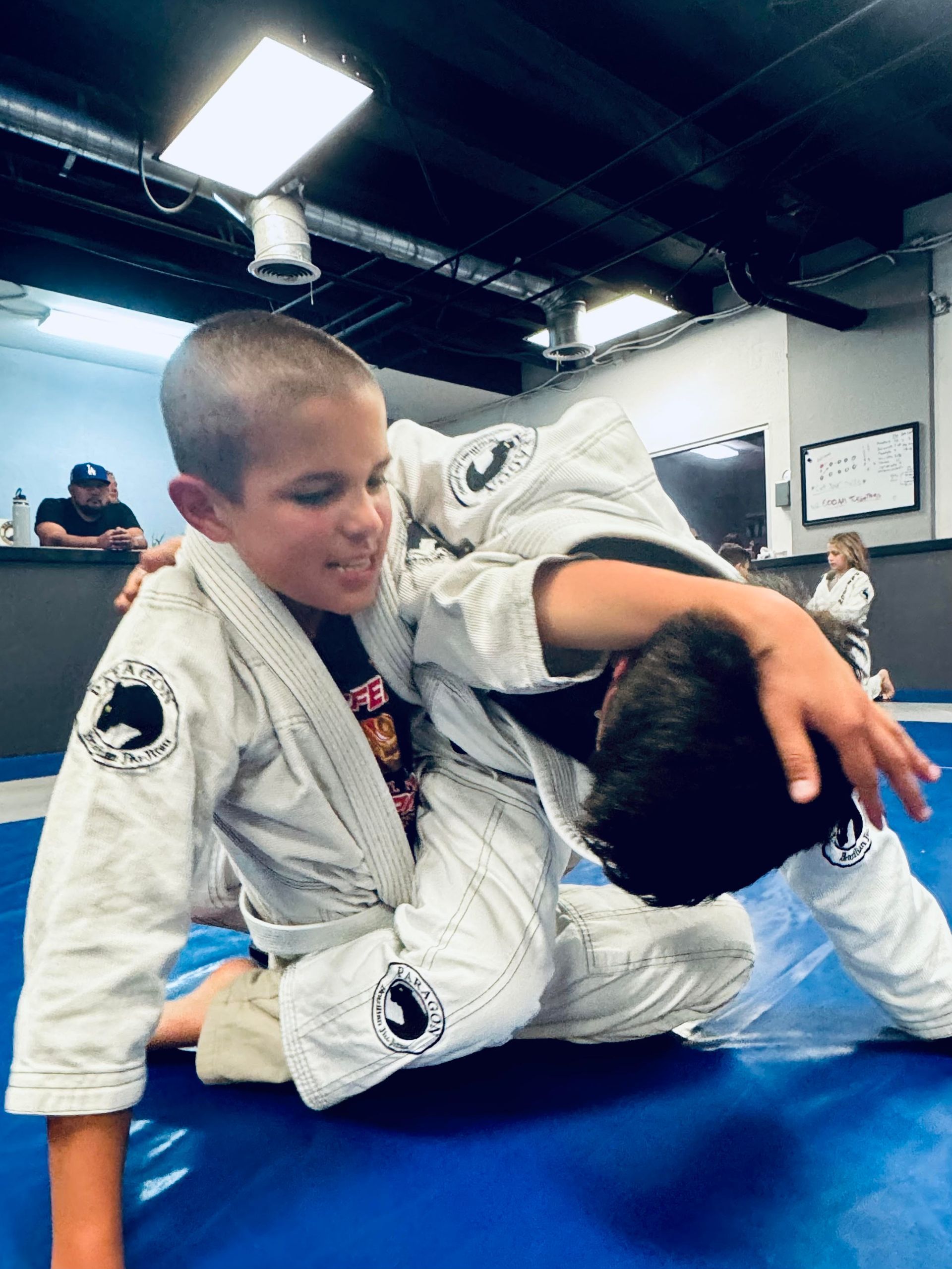 Teens practice brazilian jiu jitsu drills at Paragon Simi Valley in Simi Valley, CA, building confidence and control.