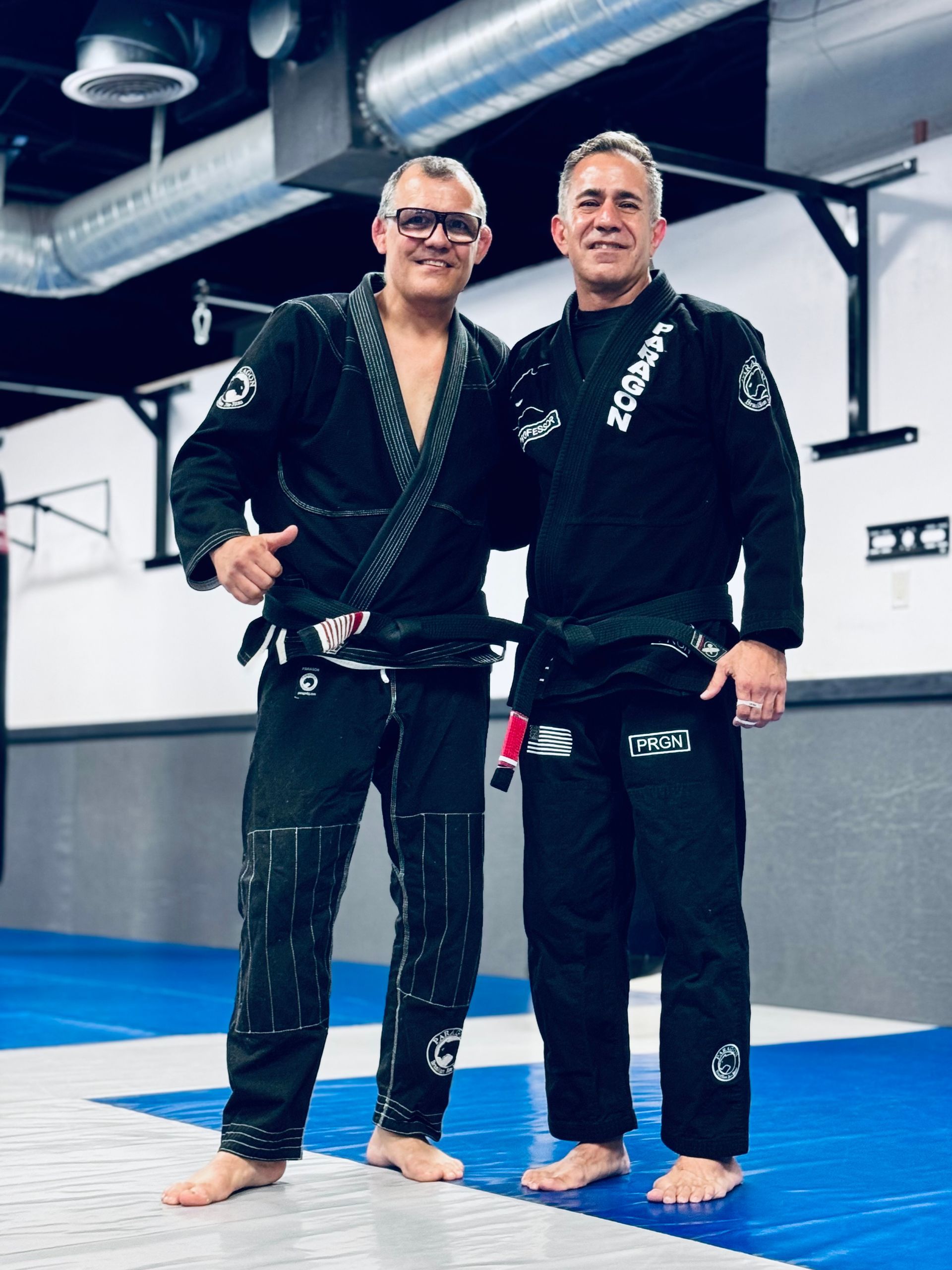 Students practicing Brazilian Jiu-Jitsu techniques at Paragon Simi Valley improving cardiovascular.