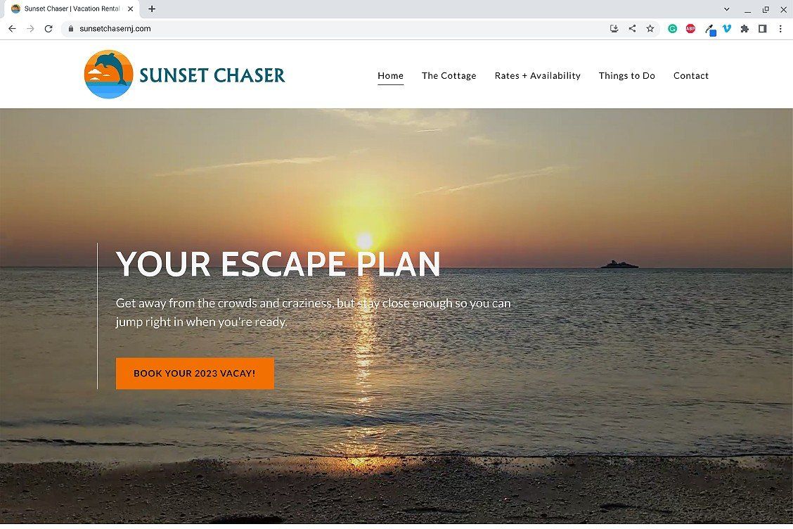 Sunset Chaser website