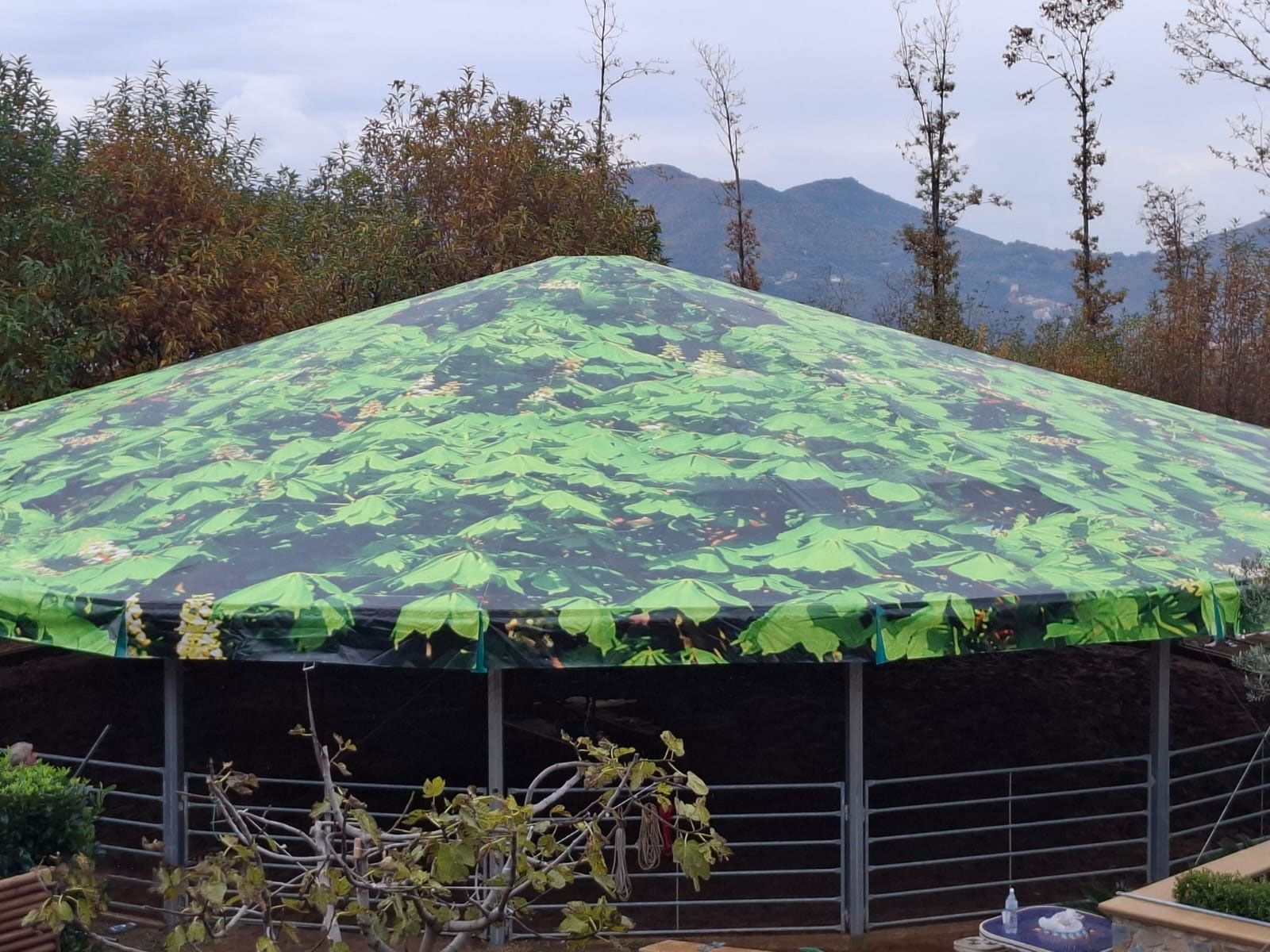 Fence circolare per cavalli