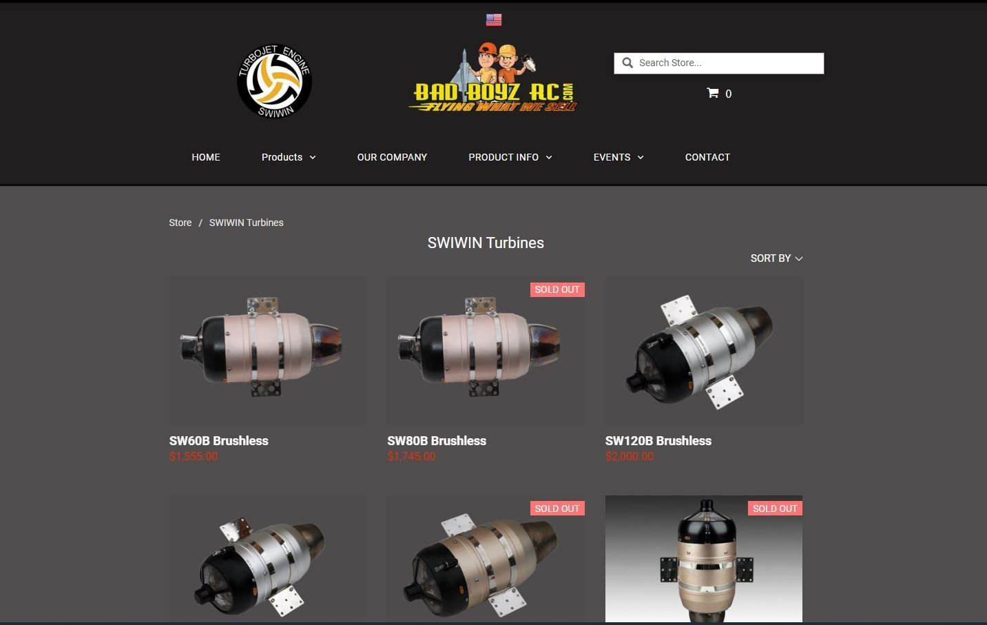 a screenshot of a website showing different types of motors .