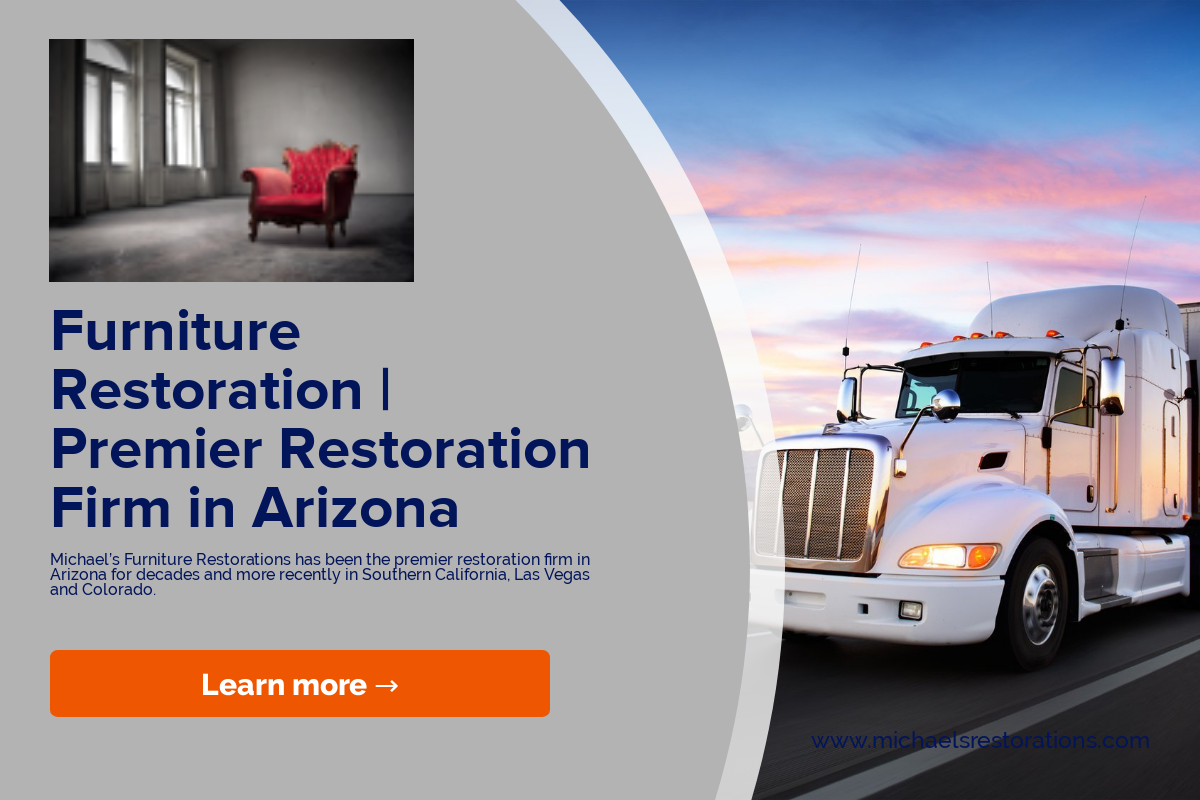 a white semi truck is driving down a road in arizona