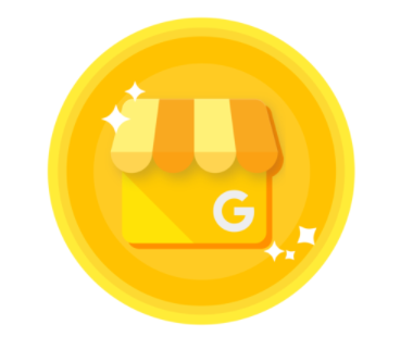 A yellow coin with a google logo on it