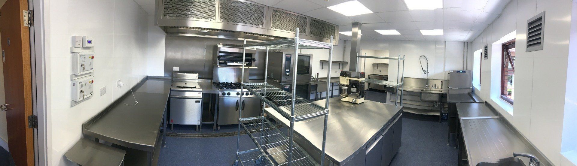 the kitchen at Lindsey Lodge Hospice in Scunthorpe
