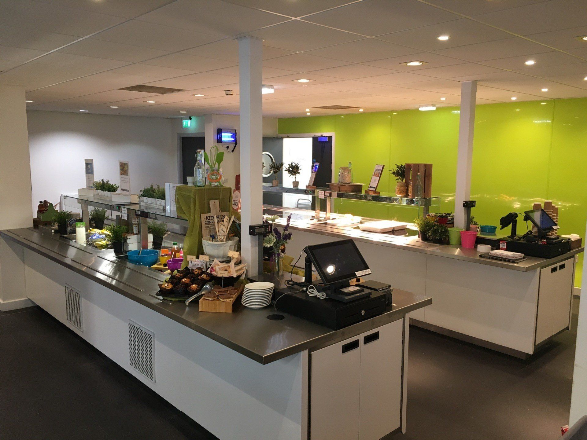 the staff restaurant at the Siemens Gamesa factory in Hull