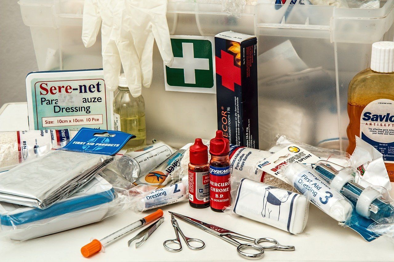 first aid kit, emergency supplies