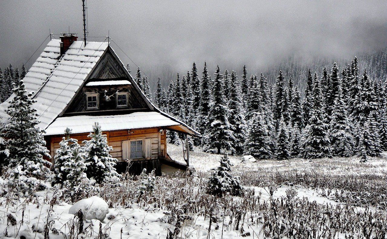 mountain home, cabin