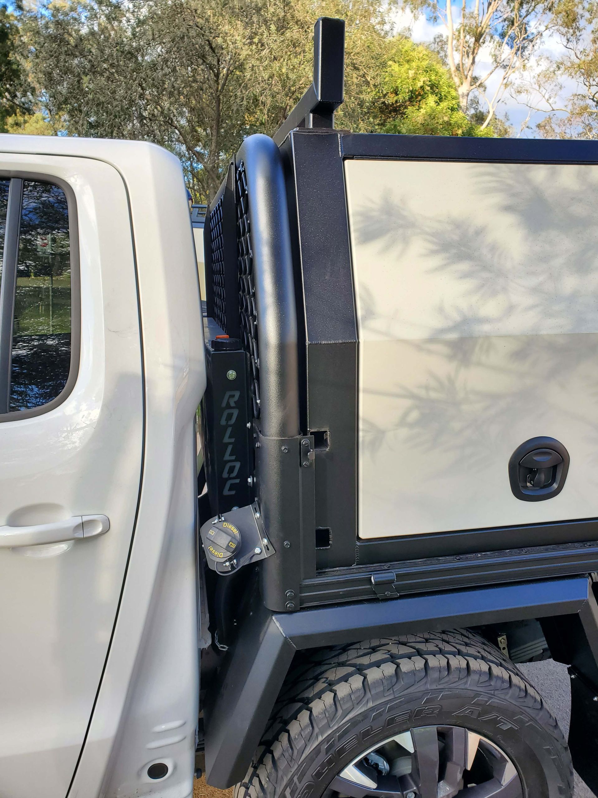 Close-Up on Canopy — Wilberforce, NSW — Rolloc Industries