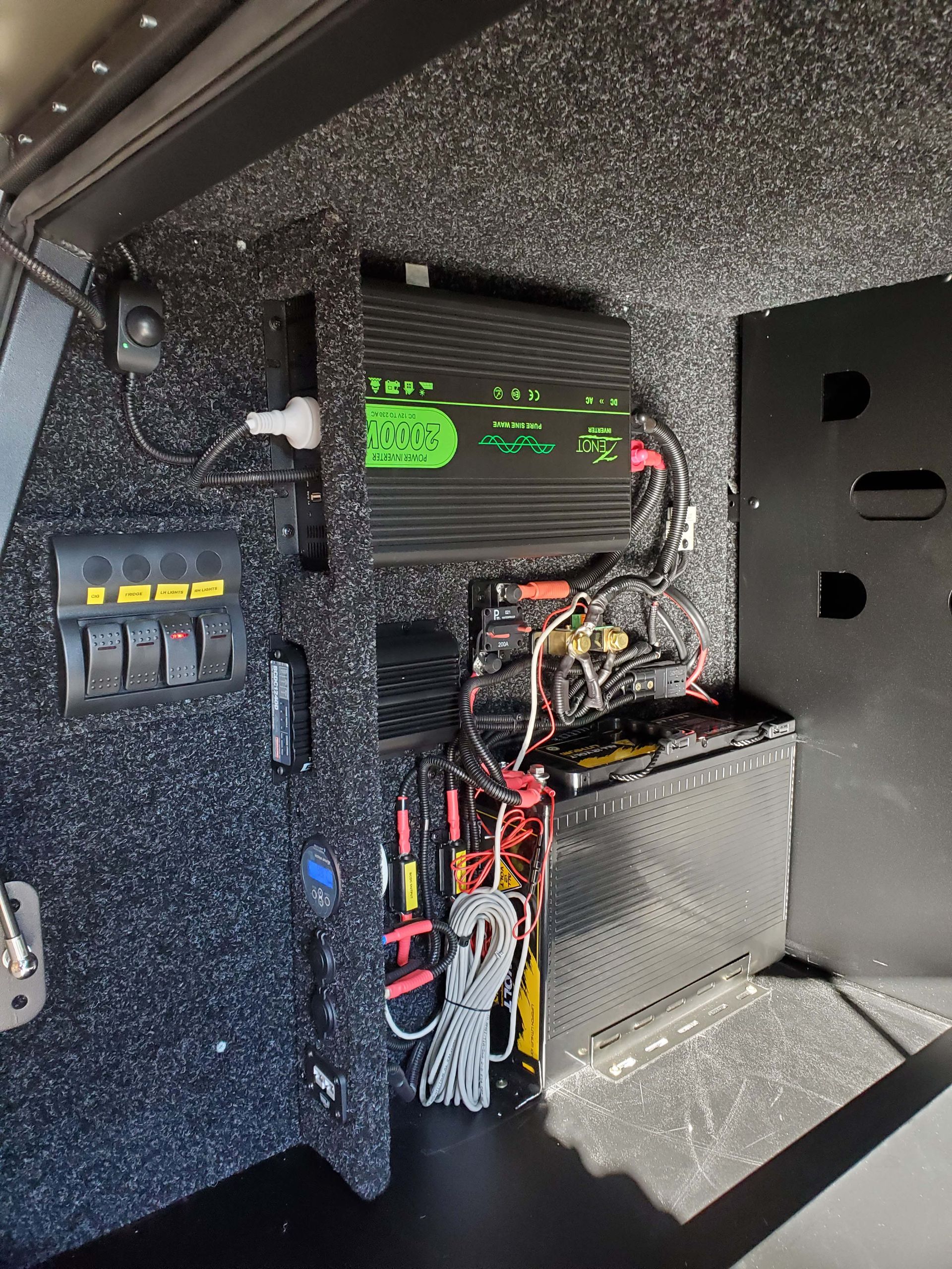 Electric Tools Installed on Canopy Wall — Wilberforce, NSW — Rolloc Industries