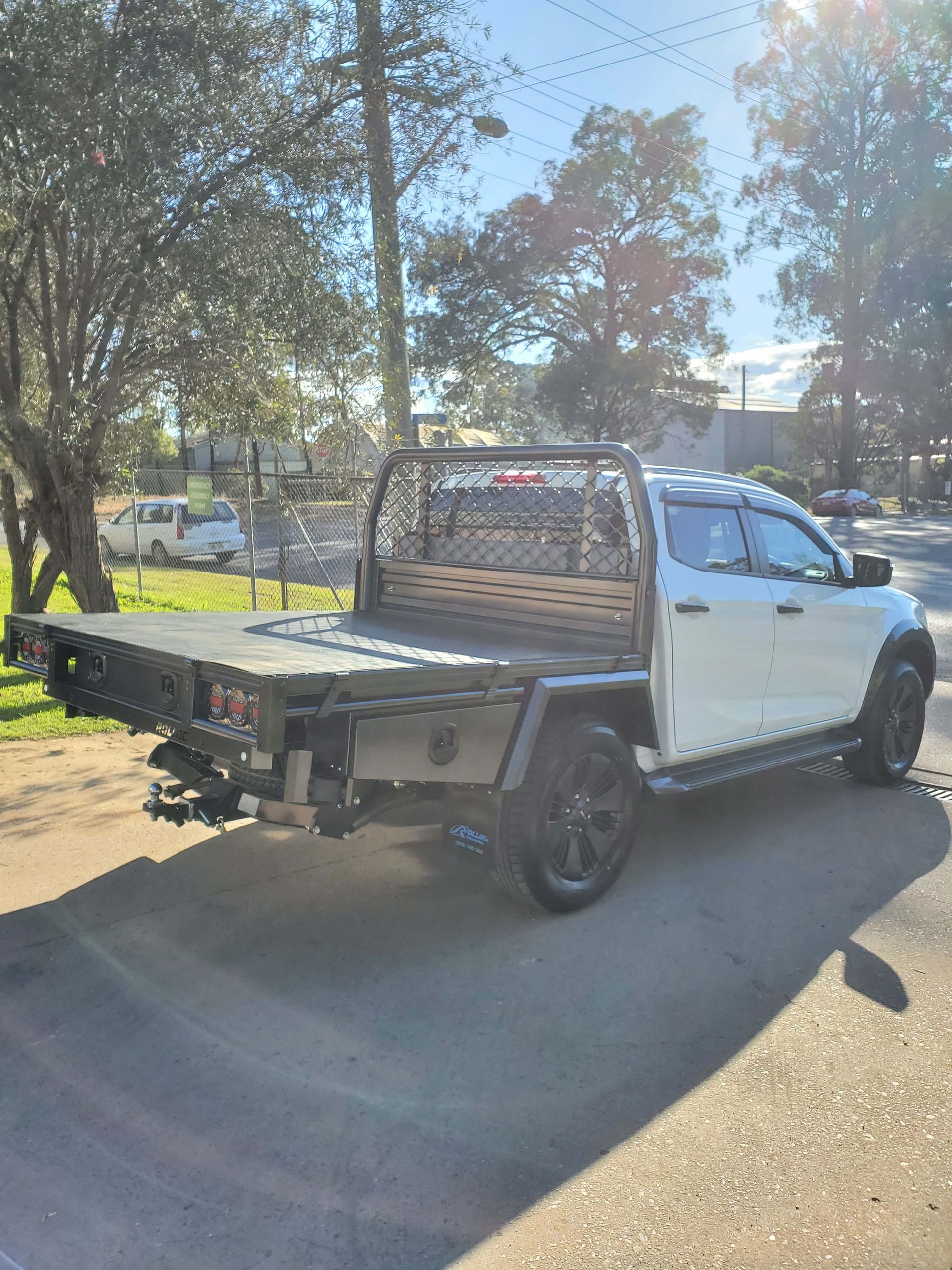 Canopy Tray with Handle Bar — Wilberforce, NSW — Rolloc Industries