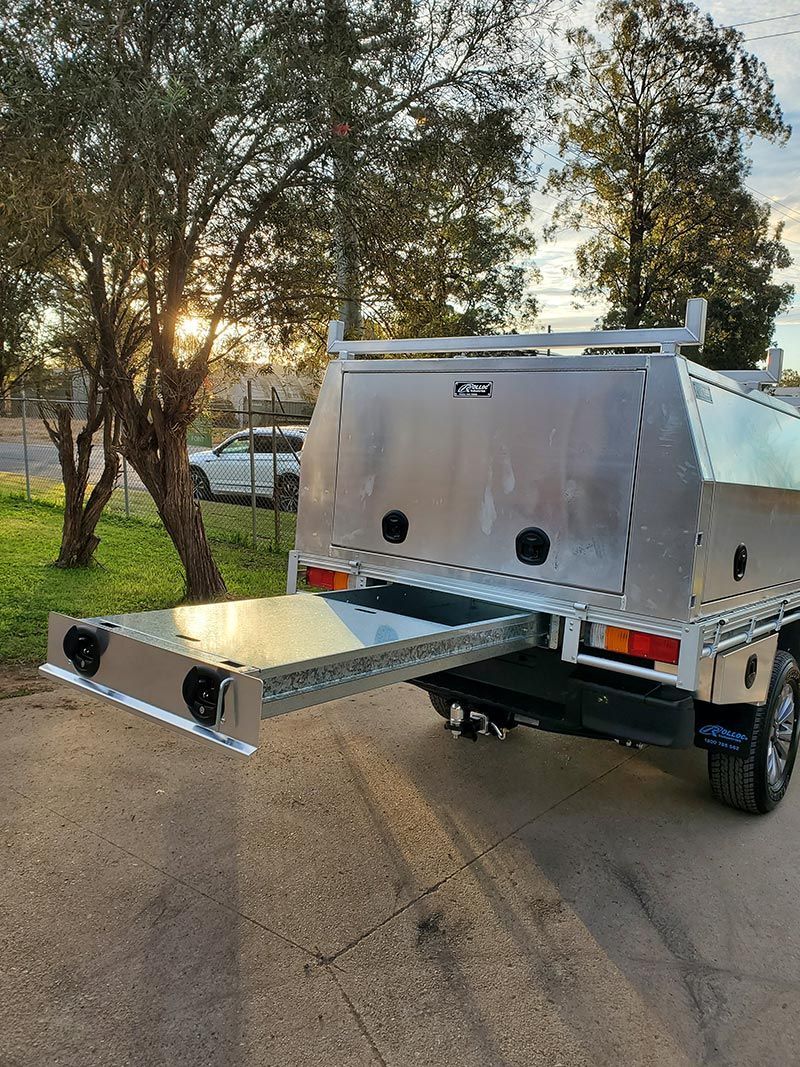 Aluminium Roller Drawer — Wilberforce, NSW — Rolloc Industries