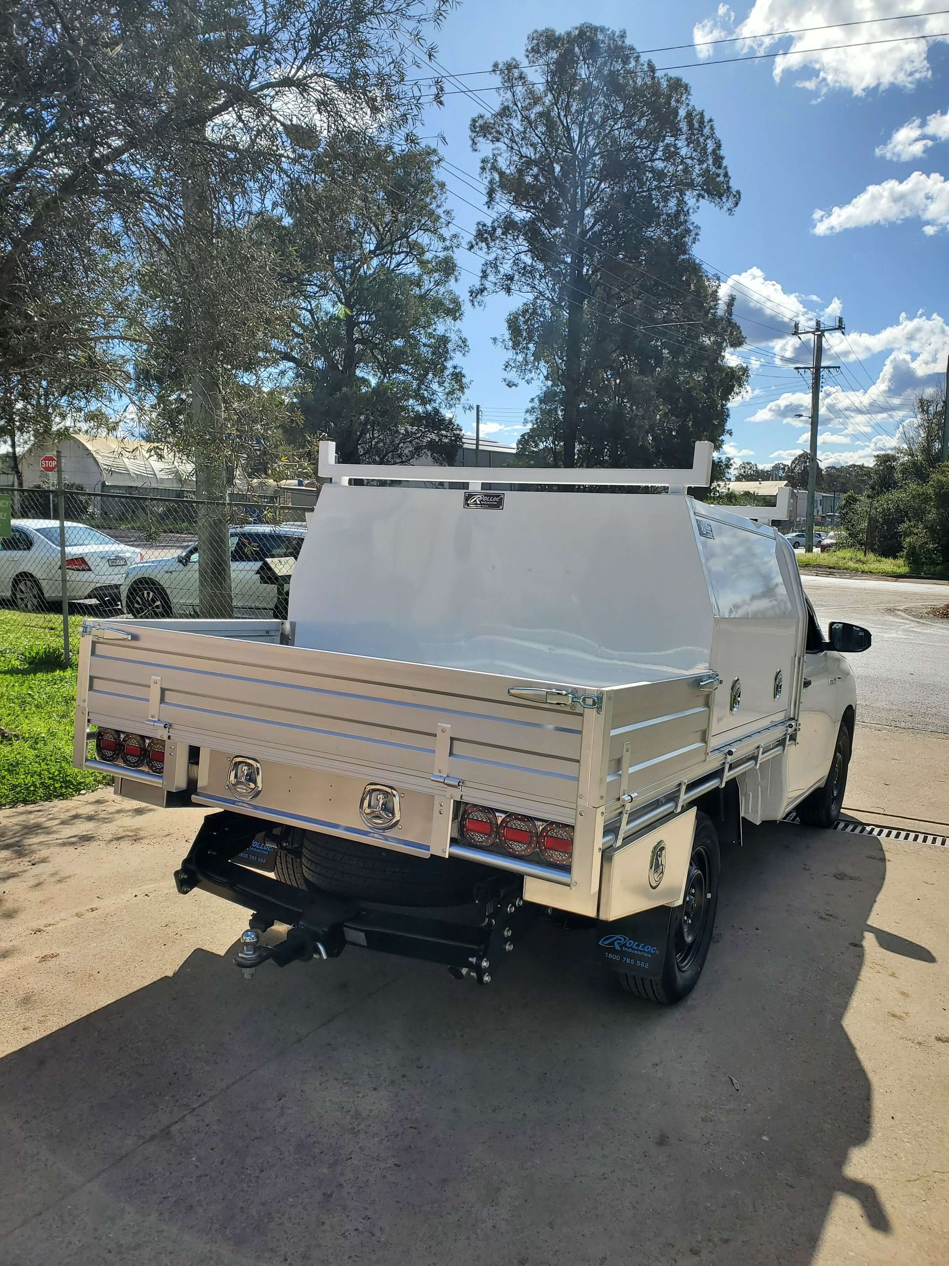 White Aluminium Tray — Wilberforce, NSW — Rolloc Industries