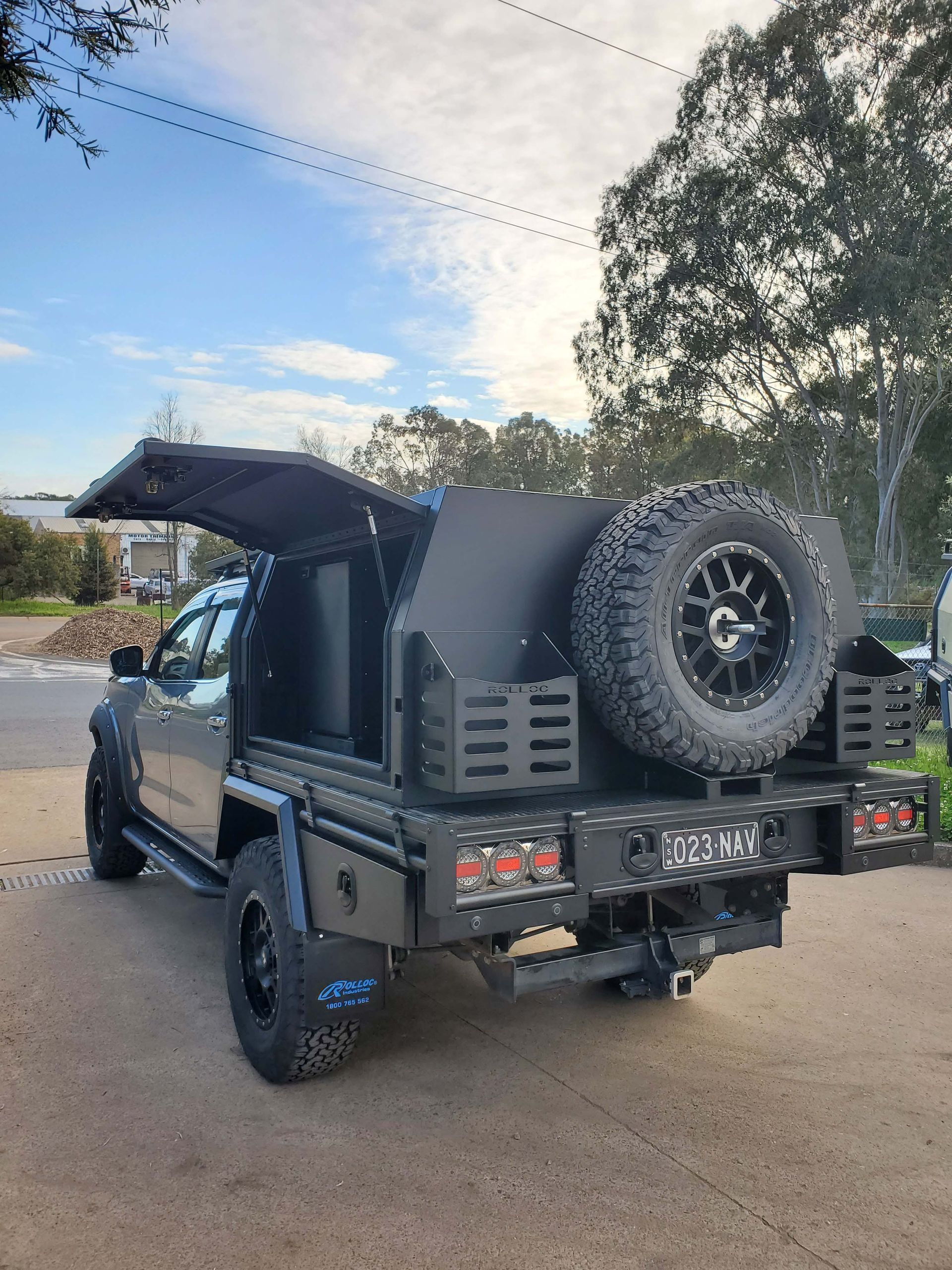 Fully Equip Truck with Spare Tyre on Center — Wilberforce, NSW — Rolloc Industries