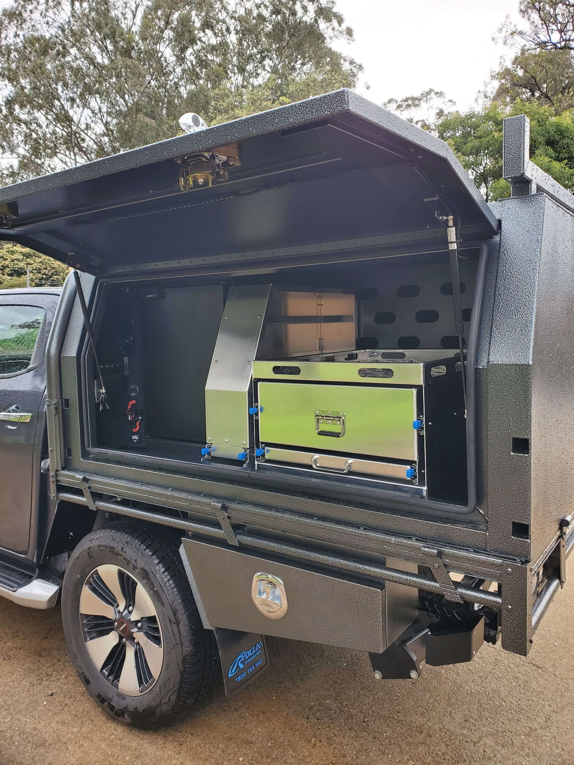 Canopy with Fitouts — Wilberforce, NSW — Rolloc Industries