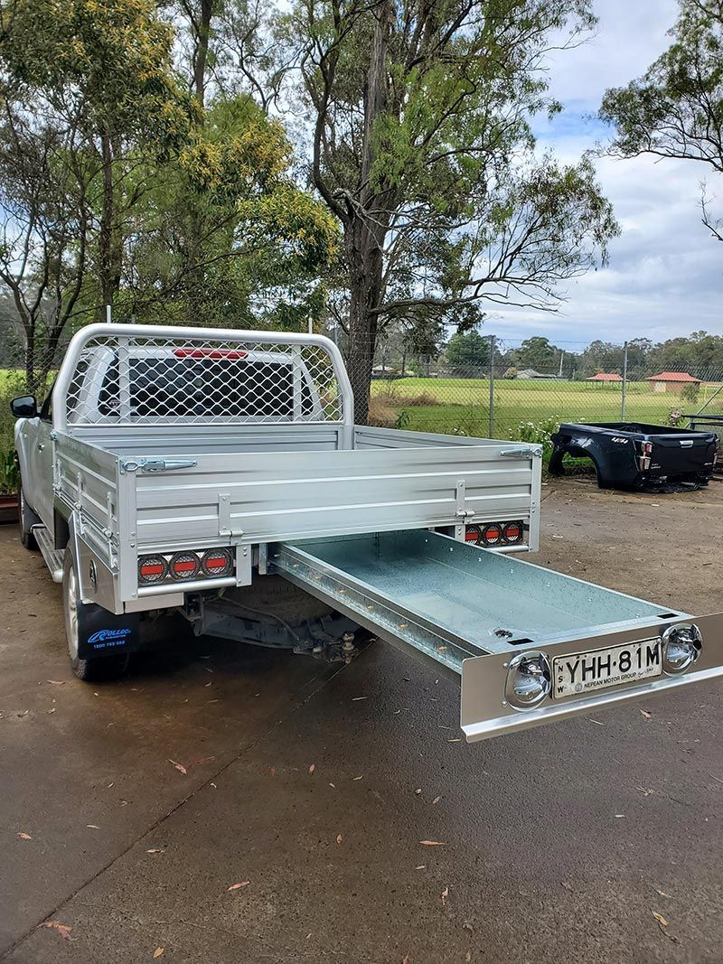 Truck with Tray and Roller Drawer — Wilberforce, NSW — Rolloc Industries