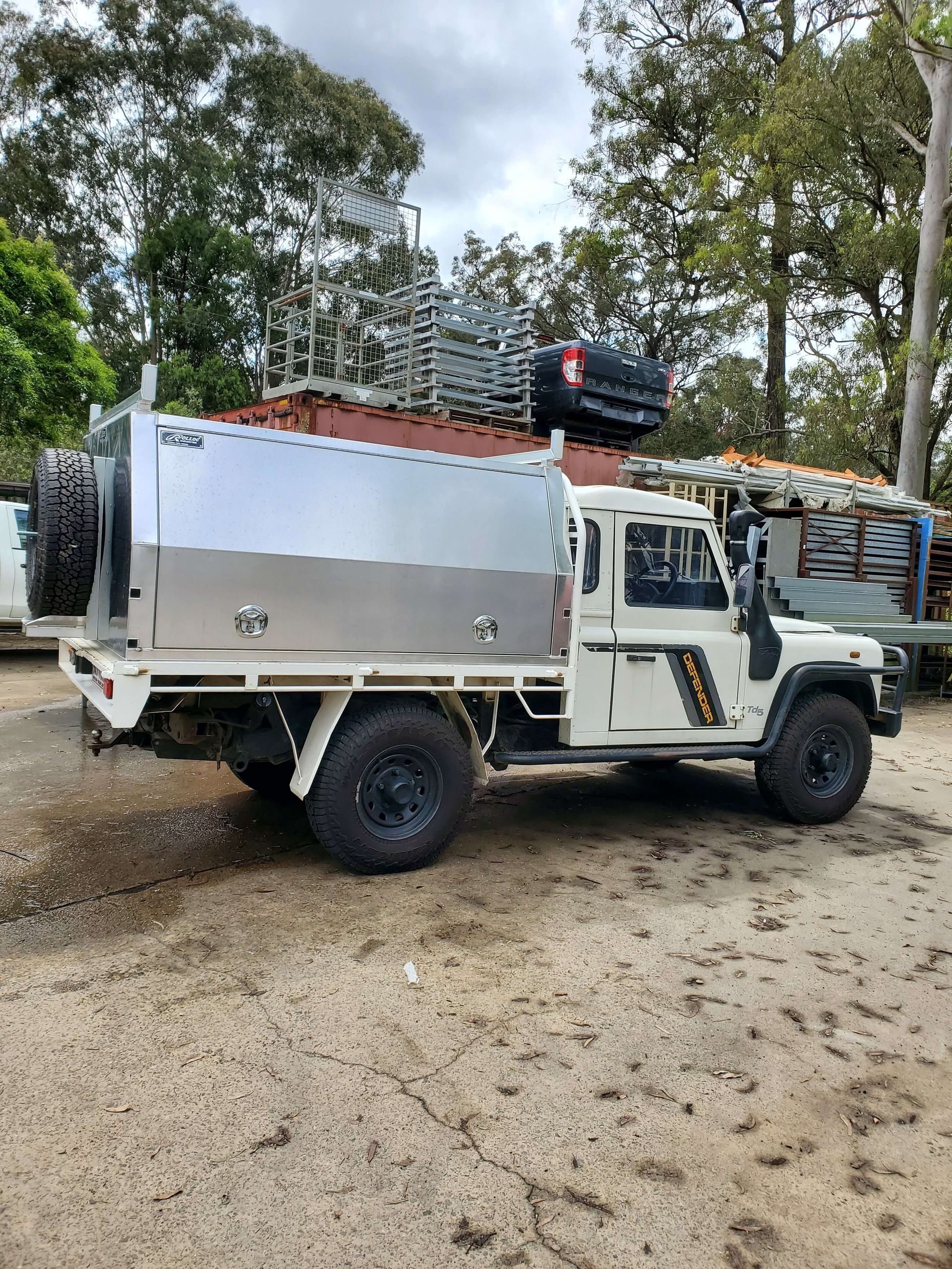 Simple Full Size Aluminium Canopy — Wilberforce, NSW — Rolloc Industries