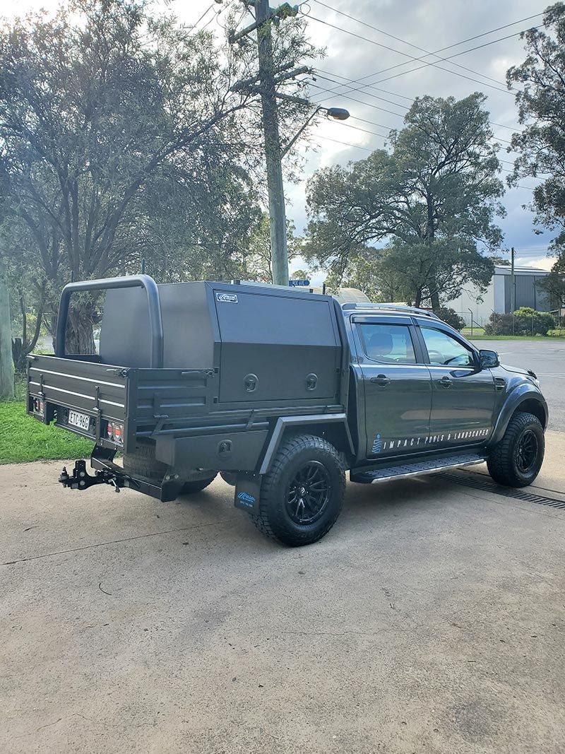 Full Black Part Tray Canopy — Wilberforce, NSW — Rolloc Industries